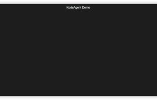 KodeAgent Demo