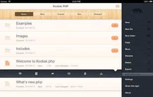 Kodiak PHP screenshot 1