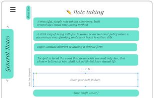 note-taking