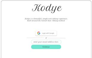 landing page