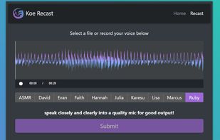 Koe Recast screenshot 1
