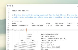 Koi Editor screenshot 1