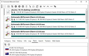 Koinonein BitTorrent Client screenshot 1