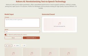 Kokoro TTS screenshot 1