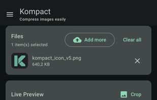 Kompact Image Compressor screenshot 1