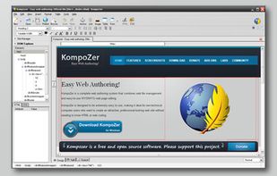 KompoZer screenshot 1