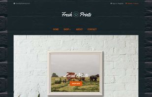 One of our customisable themes