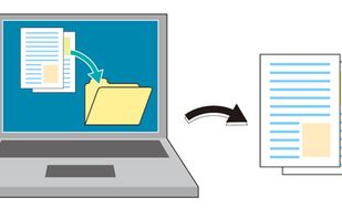 Copying a File to the Hot Folder for Printing