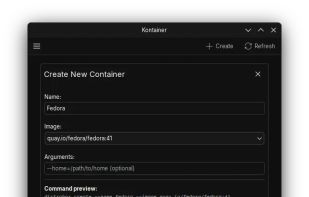 Kontainer screenshot 1