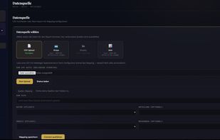 Dashboard of the White Label 