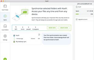 Koofr desktop app