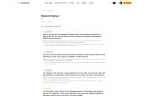 Example of interview 