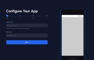 1 step build APP