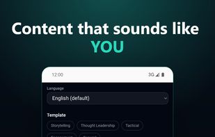 Content Generated in YOUR voice