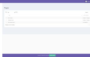 Kreezalid admin - add and update your content pages. Easily create new pages.