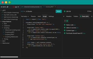 Scripting feature of Kreya