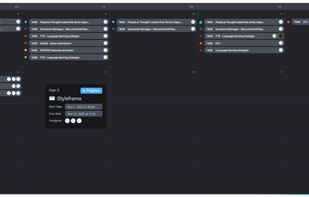 Calendar View in Krock.io