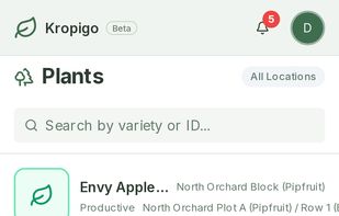 Plants mobile