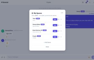 My Spaces Vault