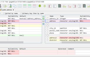 Sync table schema changes (Pro)