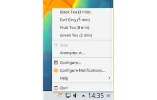 KTeaTime screenshot 1
