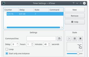 KTimer screenshot 1