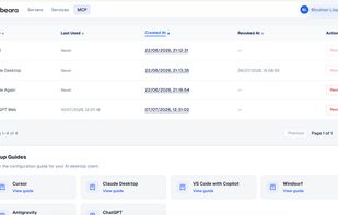 Give your AI assistant access to your servers. Supported on Cursor, Claude Desktop, Windsurf, and more. Once set up, it checks server data, check statuses, and interact with your infrastructure.