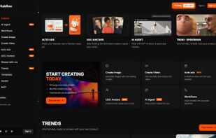 Explore: Auto ads, UGC avatars, AI Agent and every creation tool in one place