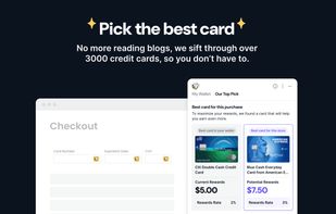 Pick the best card at checkout to earn the highest rewards, points, or cash back