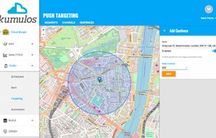Push Notifications with Geo-fencing 