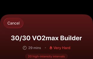 Interval session view