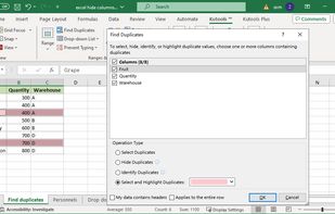 Kutools for Excel screenshot 1