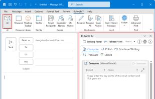 Kutools For Outlook screenshot 1