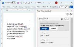 Kutools for Word screenshot 2
