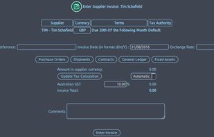 KwaMoja ERP screenshot 1
