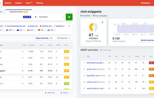 KWFinder screenshot 1