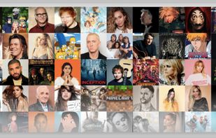 Choose among 1000 songs (pop, hits, rap, classical, anime, movies, TV, ...) according to your skill level.