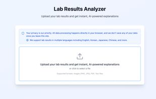 LabAnalyzer screenshot 1
