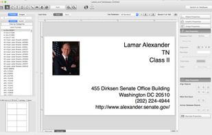 Labels and Databases screenshot 2