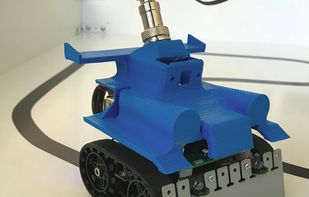 The Arduino robot that can be controlled through the LabsLand Arduino Robotics remote laboratory