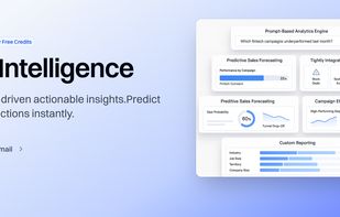 Real-time, prompt-driven actionable insights.Predict outcomes & take actions instantly.