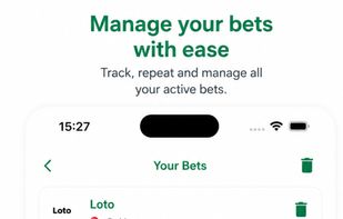 Manage your bets with ease