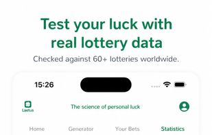 Test your luck with real lottery data