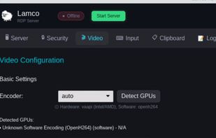 Lamco RDP Server screenshot 2