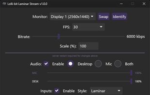 Teacher broadcasting controls with display selection, bitrate, FPS, audio input settings, and one-click recording.