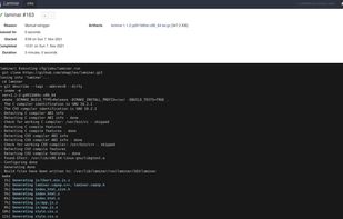 Job execution result