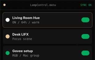 LampControl screenshot 1