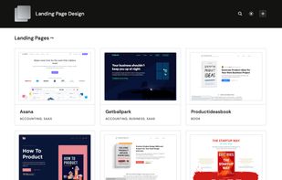 Landing Page Design screenshot 1