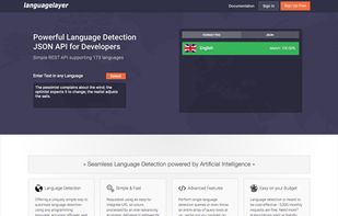 languagelayer API screenshot 1