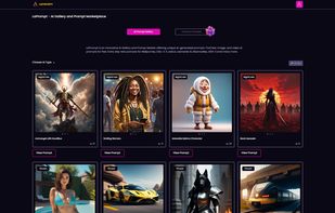 LaPrompt is an innovative AI Gallery and Prompt Market, offering unique AI-generated prompts. Find text, image, and video ai prompts for free. Every day new prompts for Midjourney, DALL-E 3, Lexica, Leonardo AI, Moonvalley, GEN-2 and many more.